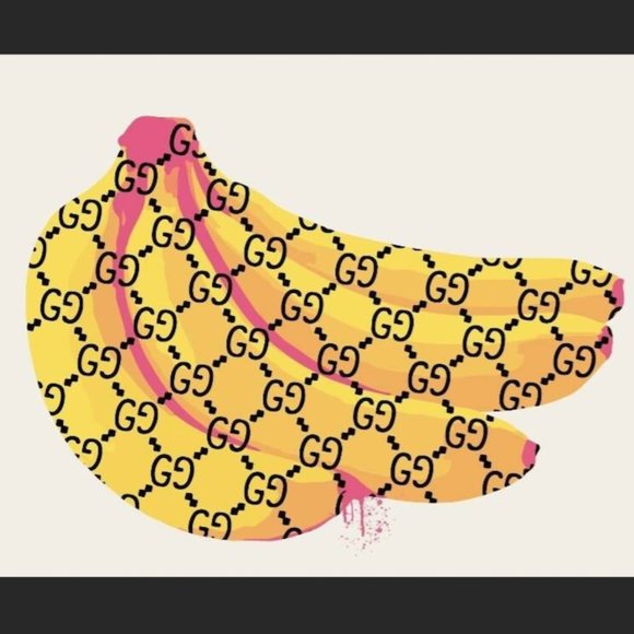 “Bananas for da GGz” Luxury Designer Pop Art - 11 x 14 (PAXX025)